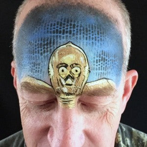 Metallic Droid Mask Design