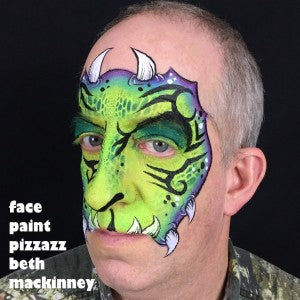 Tribal Dragon Full Face Tutorial