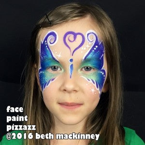 Shimmering Butterfly Face Mask Tutorial