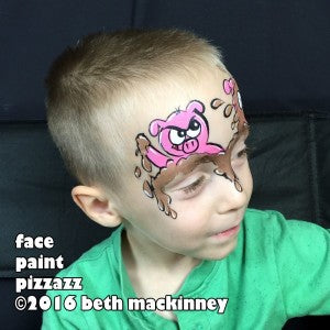 Telling a story with face paint