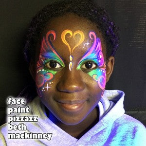 TAG neon split cake butterfly tutorial