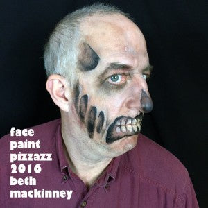 Mehron Powders Zombie Face Painting Tutorial