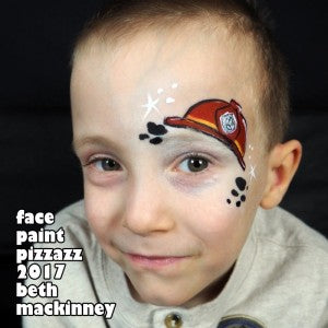 Dalmatian Puppy Fireman Eye Design Tutorial
