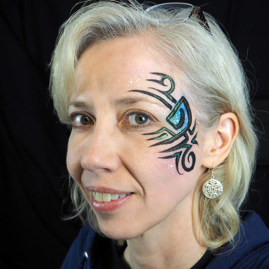 Shimmering Tribal Eye Design by Beth MacKinney