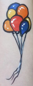How to face paint Balloons