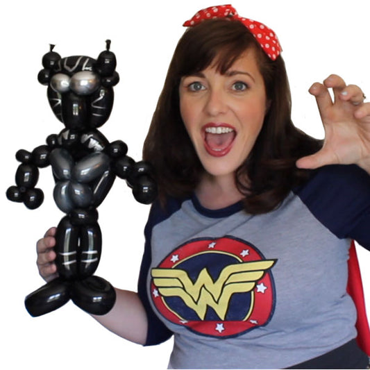 Video: Black Panther Design Balloon Video by Michelle Marvel