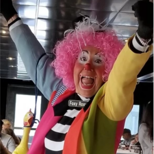 Clown Supplies Giveaway Winner: Foxy Roxy