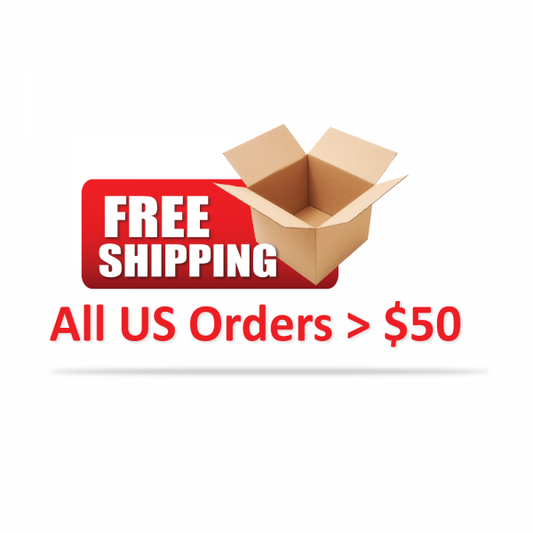 Free Shipping for orders $50 or more!