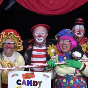 Video: Candy Store Clown Skit with Call Us Clowns