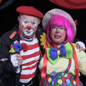 Video: Don't Pick The Flowers Clown Skit with BoBo and Leenie Beanie