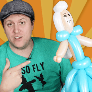 Video: 2-Minute Elsa Balloon Art by Balloon Josh