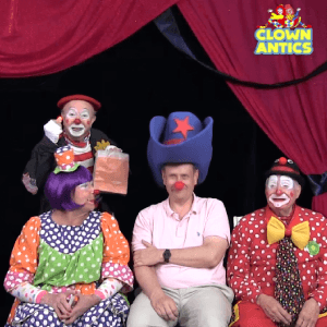 Video: Fireflies Clown Skit with BoBo, Dotti, and Papa Razzi