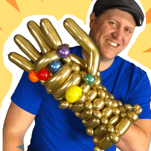 Video: Infinity Gauntlet Balloon Art by Balloon Josh