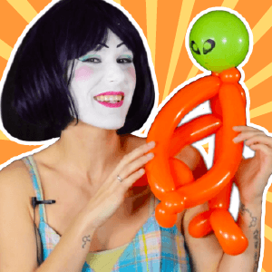 How to Make an Alien Balloon Hat by Aneya Marie