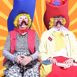 Video: 'Stagecoach" Clown Skit by Foxy Roxy and Frumpy
