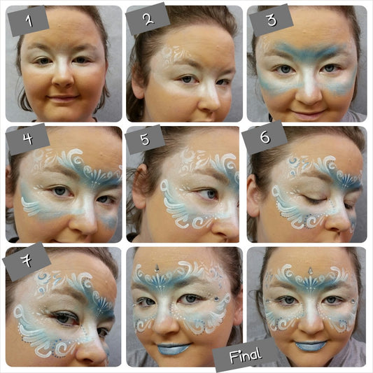 How to create a Ice Queen Masqurade Mask