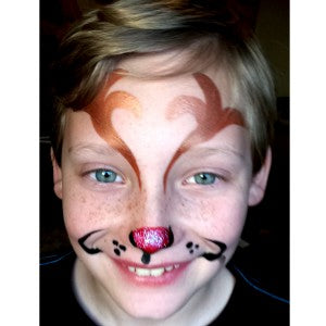 Quick & Easy Rudolf Face Painting Design