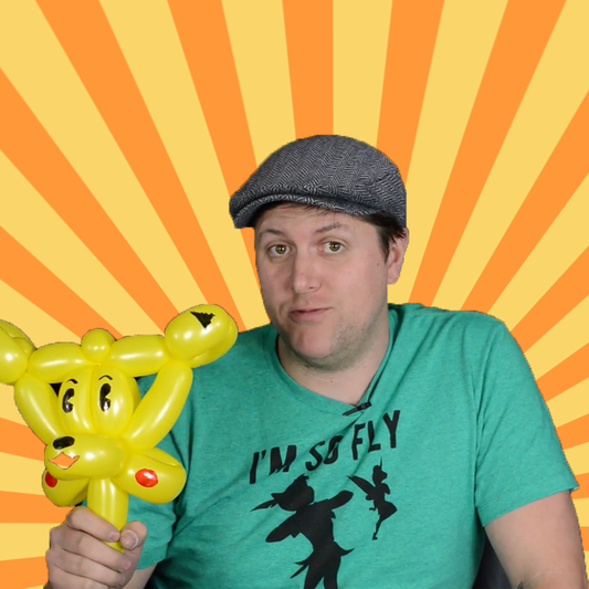 2-Minute Pikachu Balloon Art Video by Balloon Josh