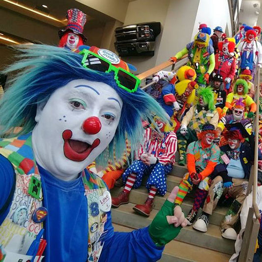 Clown Selfie Winner - Shawn Lahey and the Anah Shrine Klowns