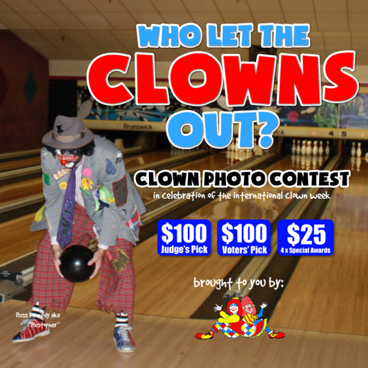 Who Let the Clowns Out? Clown Photo Contest! WIN $100!