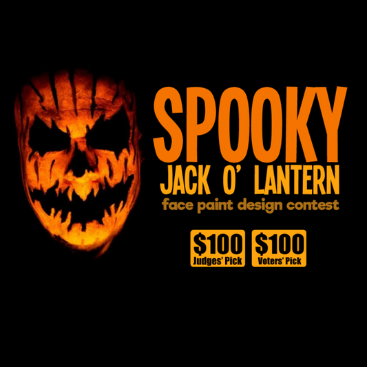Spooky Jack Oβ Lantern Face Paint Contest! $100 to Winners!