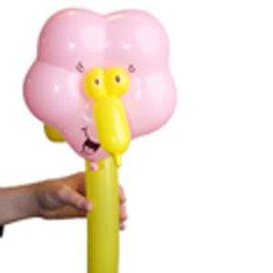 Blooming Idiot or Clown Flower Balloon