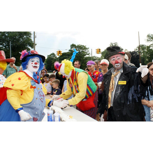 Clowning for a cause.