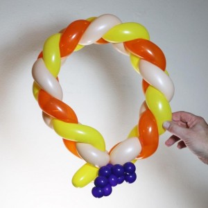 Fall Balloon Wreath
