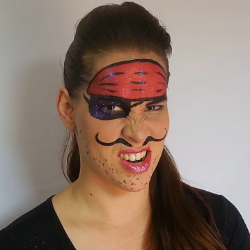 Video Tutorial de Pintacaritas de Pirata Por Leonora Gabucio