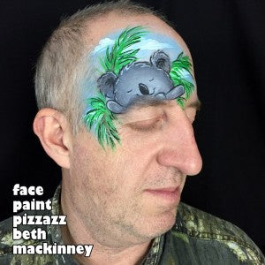 Face Painting Tutorial for a Sleepy Koala