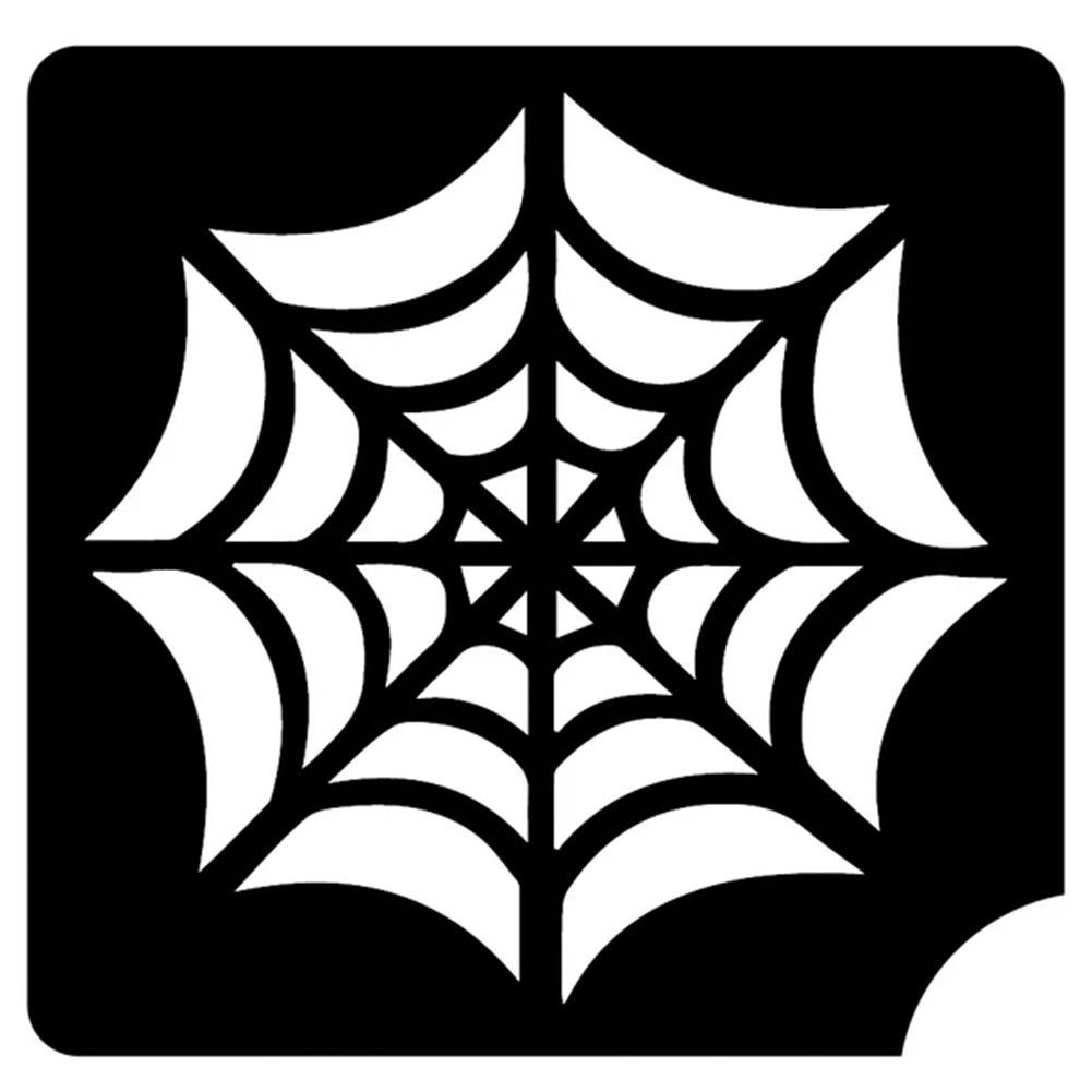 Art Factory Glitter Tattoo Stencil - Spider Web (160) - 5 Pack