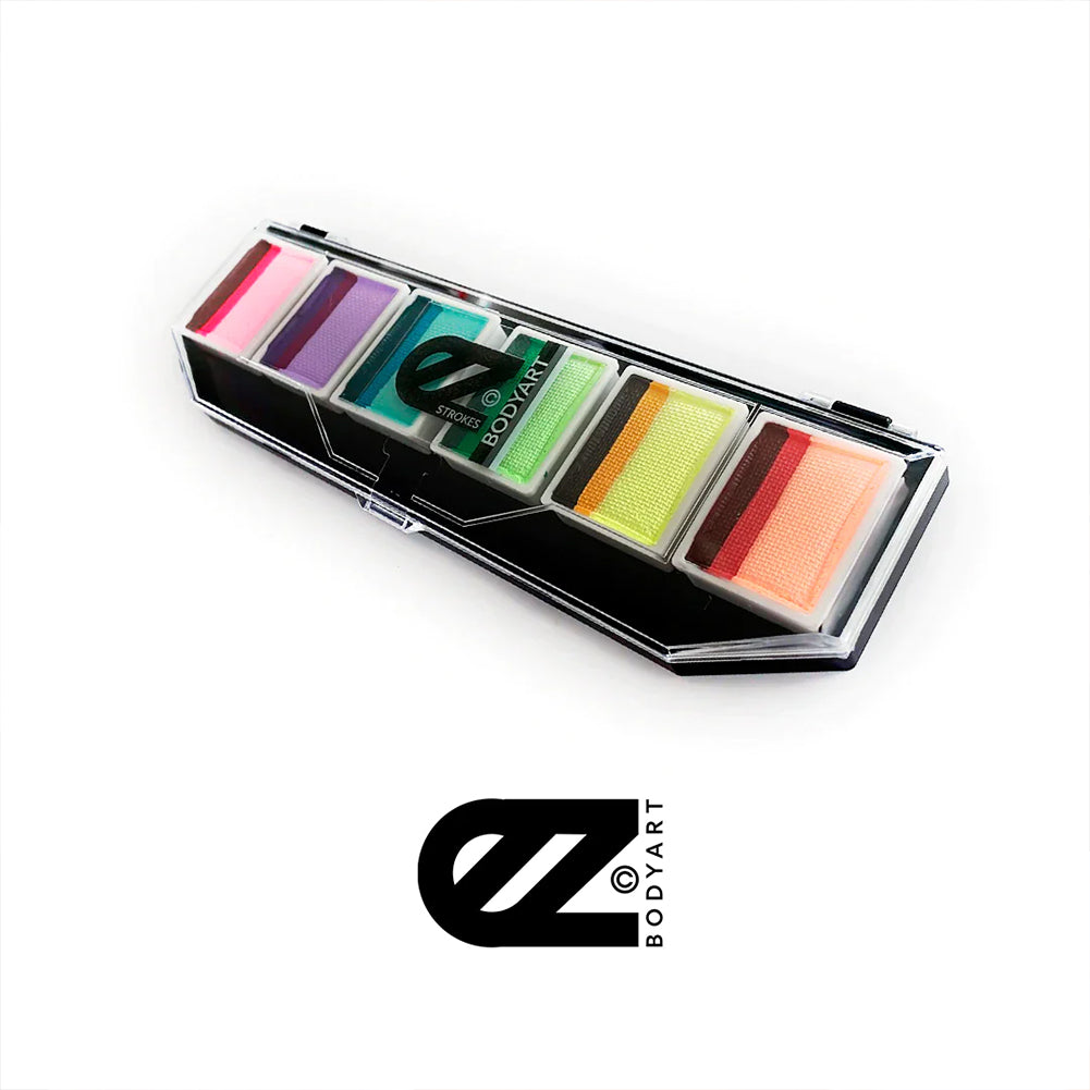 EZStrokes Body Art UV GLOW Cotton Candy Palette by Susy Amaro