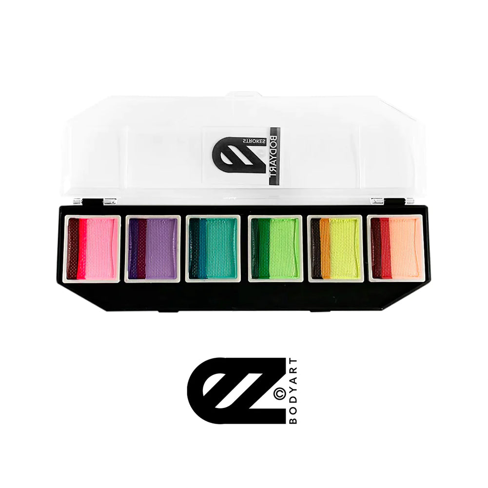 EZStrokes Body Art UV GLOW Cotton Candy Palette by Susy Amaro