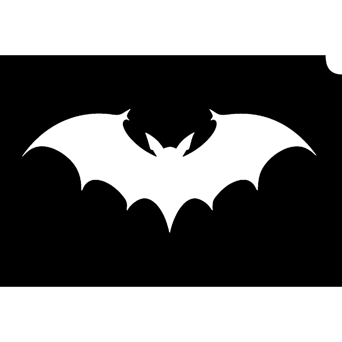 GBA Glimmer Tattoo Stencil - Wicked Bat (5/pk)