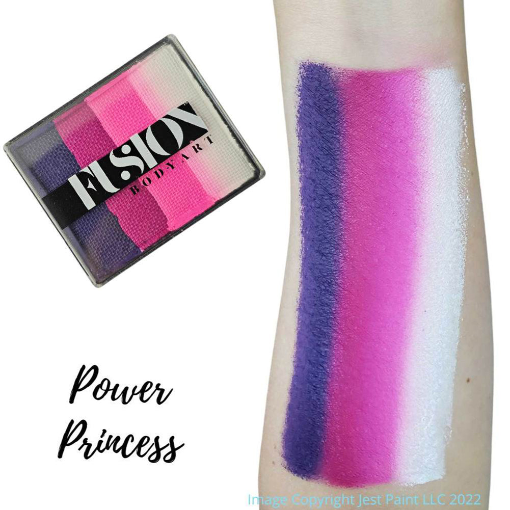 Fusion Body Art Rainbow Split Cake - Power Princess (50 gm) NON NEON