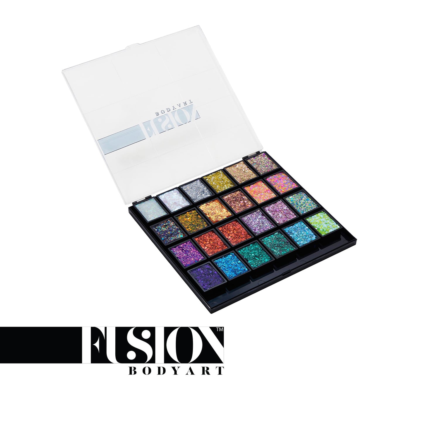Fusion Body Art Color Shifting Glitter Cream Palette