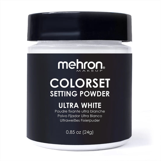 Mehron Colorset Setting Powder - Ultra White (.85oz)