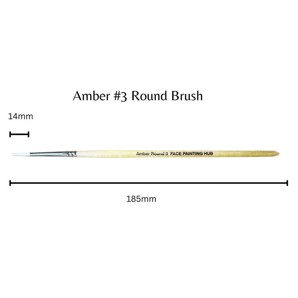 Facepainting Hub - Amber No. 3 Round
