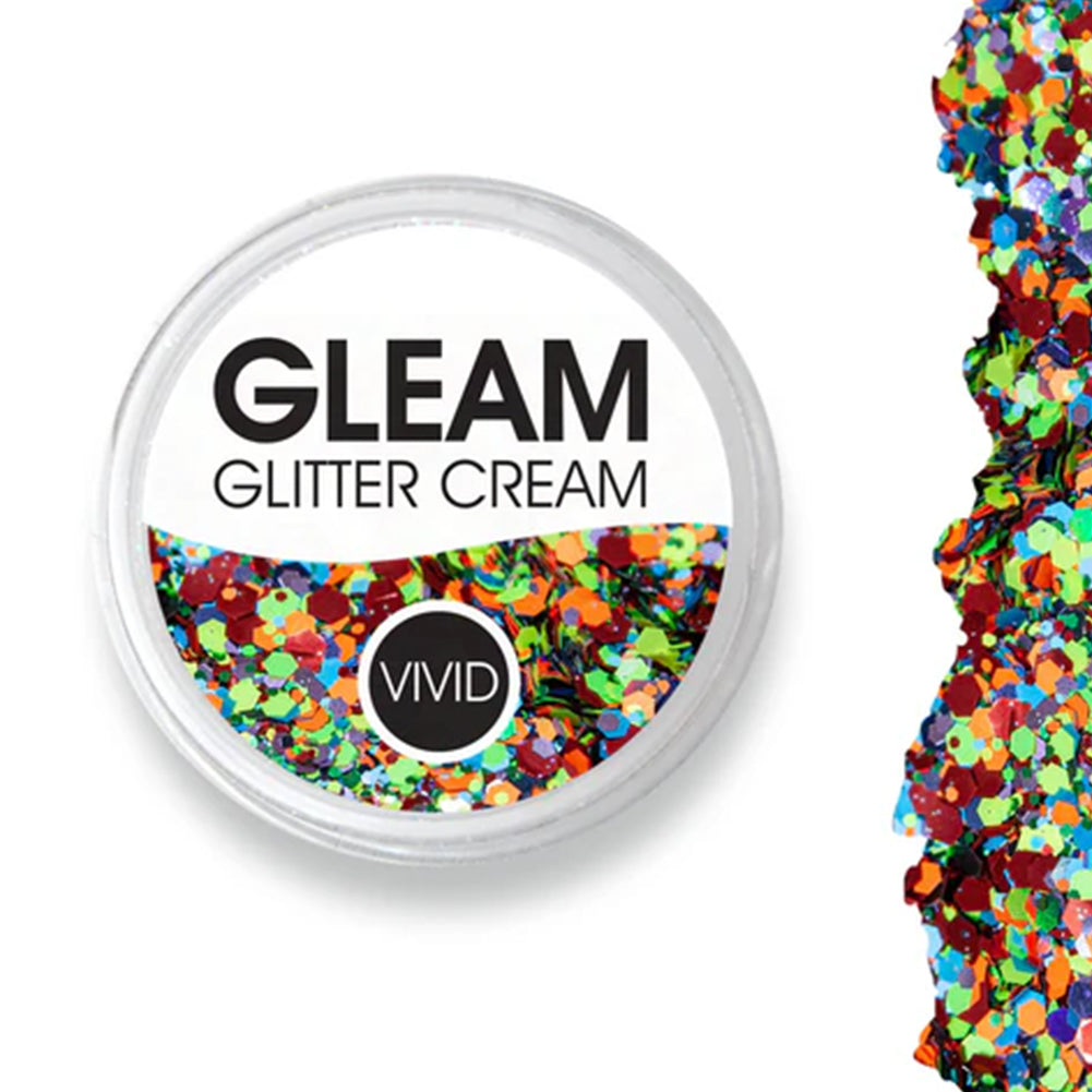 VIVID Gleam Glitter Cream - Summer Rainbow (10g)