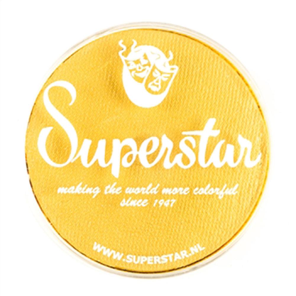 Superstar Aqua Face & Body Paint - Interferenz Yellow Shimmer 132 (45 gm)