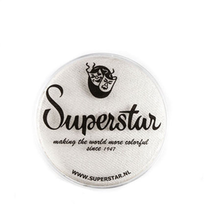 Superstar Aqua Face & Body Paint - Silver White Shimmer 140 (16 gm)