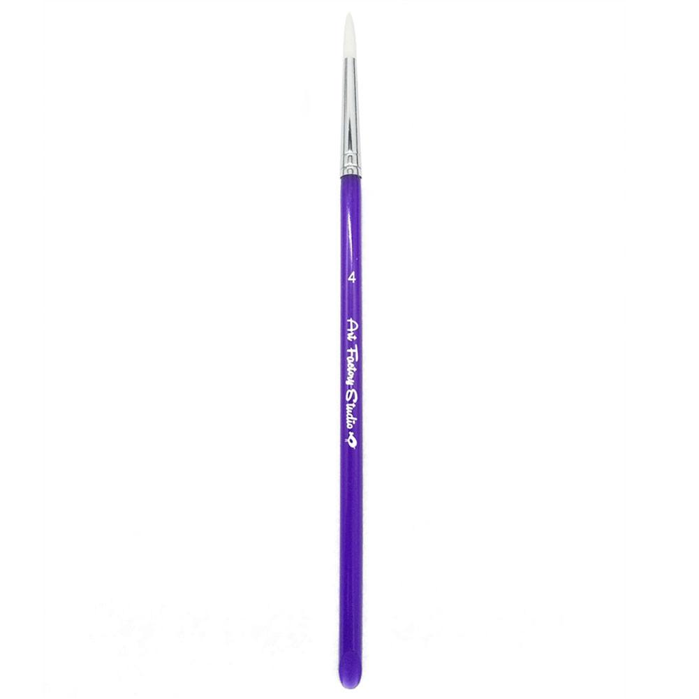 Art Factory Studio Acrylic Handle Round Brush #4 (5/8")