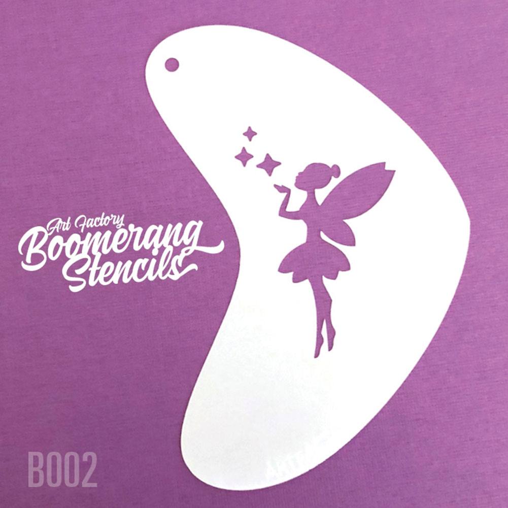 Art Factory Boomerang Face Painting Stencil - Pixie Kiss