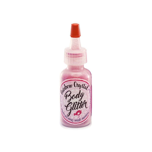 Art Factory Rainbow Crystal Glitter - Raspberry (0.5 oz)