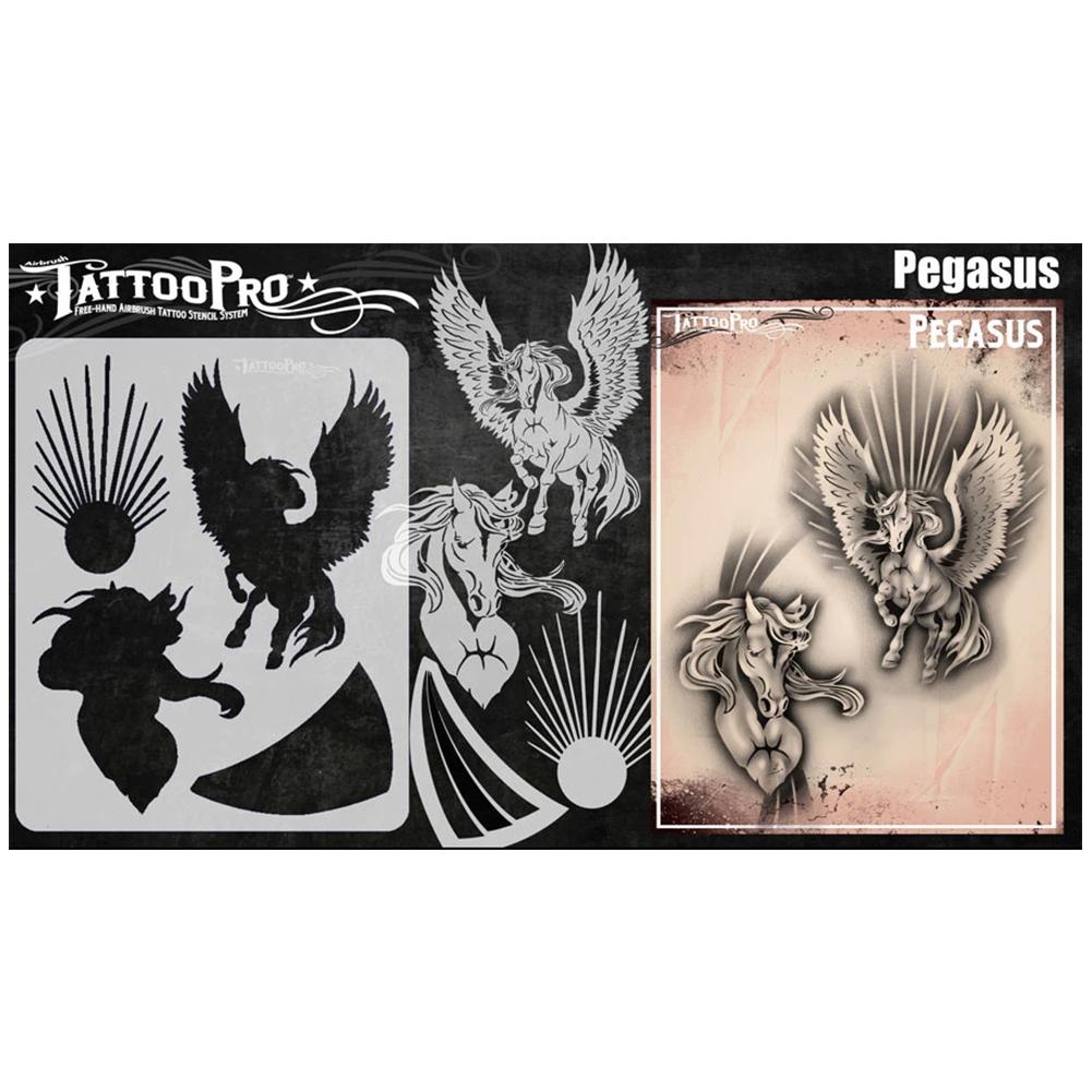 Tattoo Pro Stencils Series 8 - Pegasus
