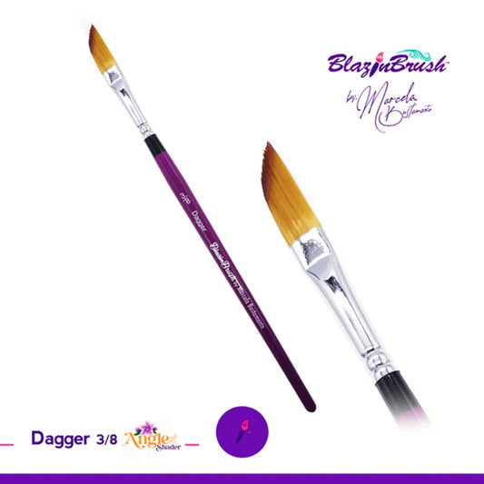 Blazin Brush by Marcela Bustamante - Dagger 3/8"