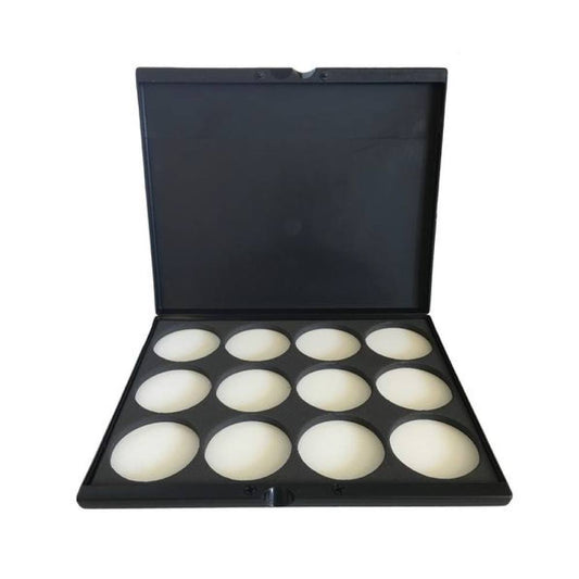 Diamond Empty Face Paint Palette Case w/ 12 x 32 gm Insert