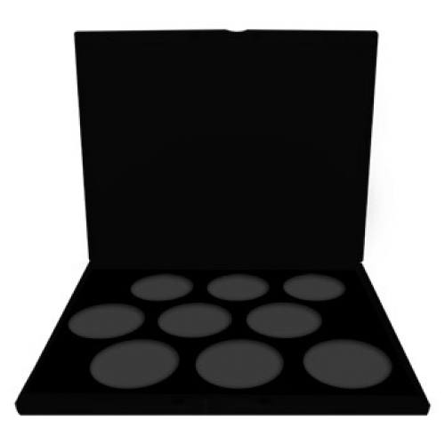 Mehron Starblend Empty Palette Case w/ 9 x 2 oz Insert