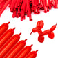 Clownatex 260 Balloons - Red (100 pcs)