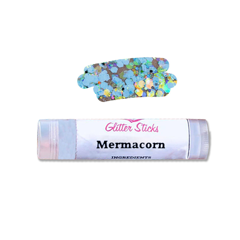 Creative Faces Chunky Glitter Stick - Mermacorn